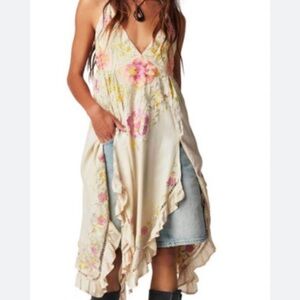 Free People Full Bloom Floral Tunic Top/Dress